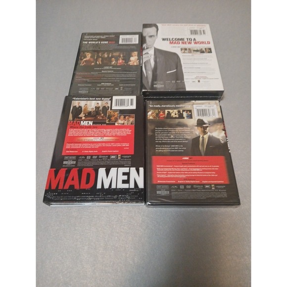 Mad Men DVD Collection Seasons 1-4 Don Draper Emmy Winner Read All New Except S1 - Picture 2 of 3